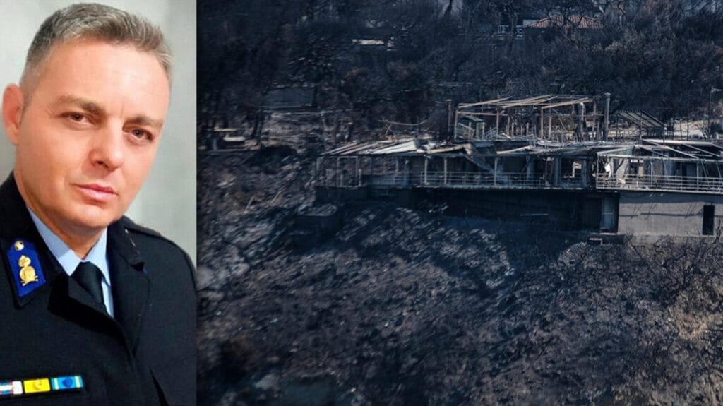 Ο Δημήτρης Λιότσιος, γεννημένος το 1975 στη Λάρισα, μεγάλωσε στη Ναύπακτο και εντάχθηκε στο Πυροσβεστικό Σώμα το 1996 μέσω του ΑΣΕΠ.