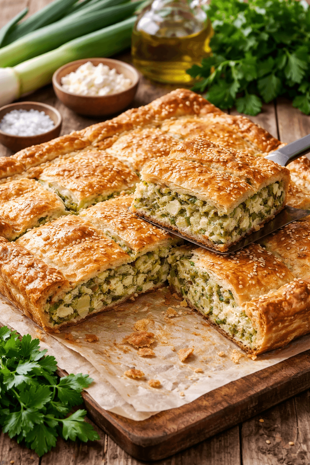 Πρασόπιτα: Χρυσαφένια, Αφράτη και Ακαταμάχητη