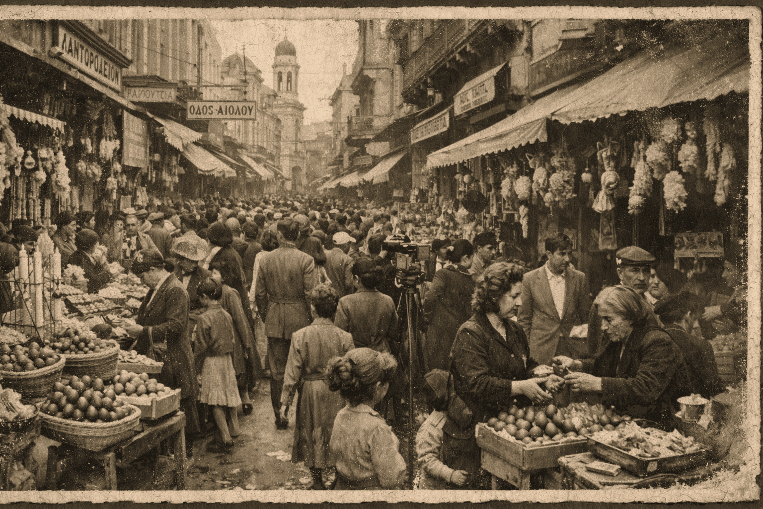 Πάσχα 1953 στην Αιόλου
