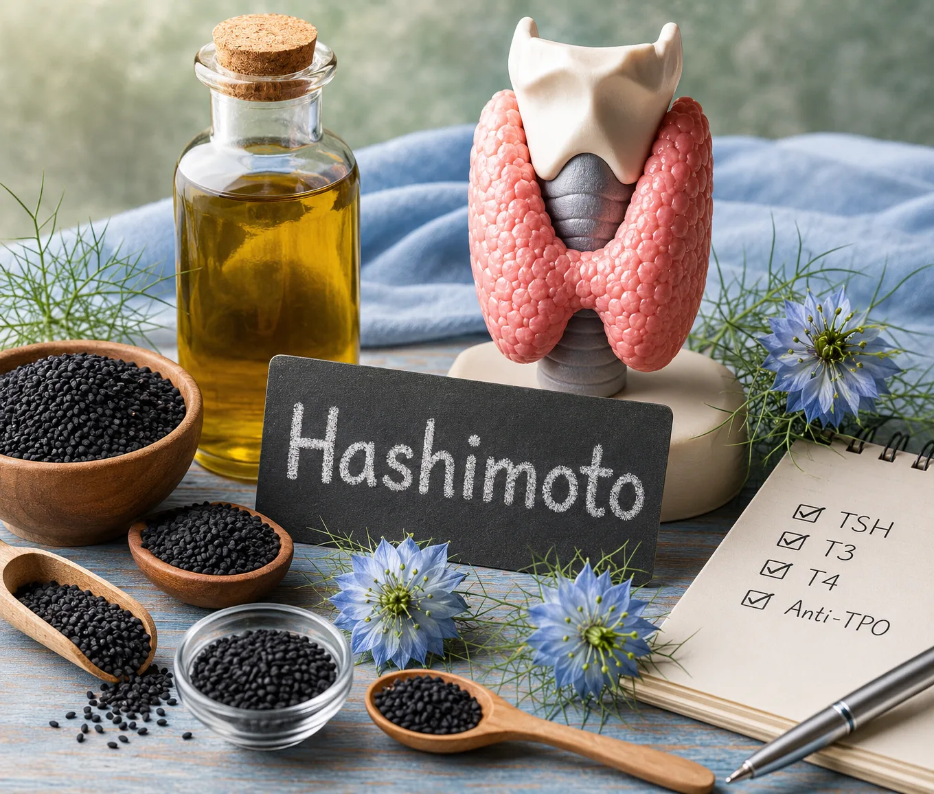 Hashimoto: Μπορεί το μαύρο κύμινο να βοηθήσει τον θυρεοειδή;