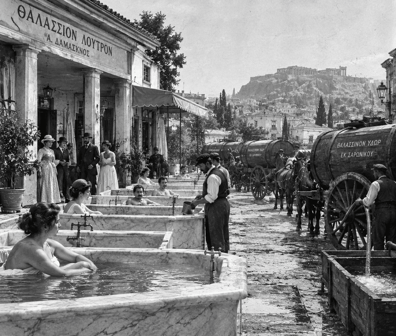 Μία δραχμή η βουτιά: Το άγνωστο θαλάσσιο λουτρό της Αθήνας