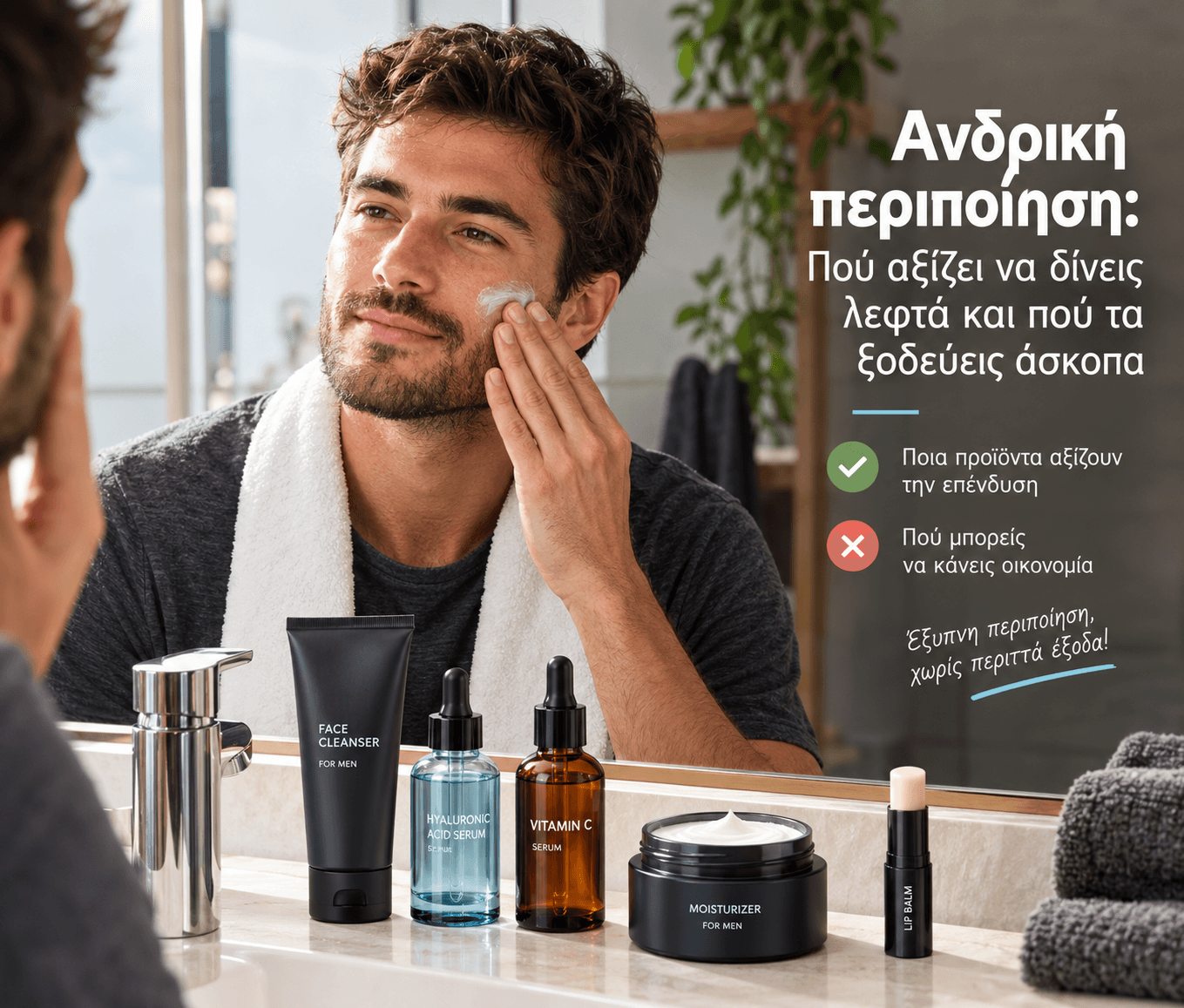 Ανδρική περιποίηση: Πού αξίζει να δίνεις λεφτά
