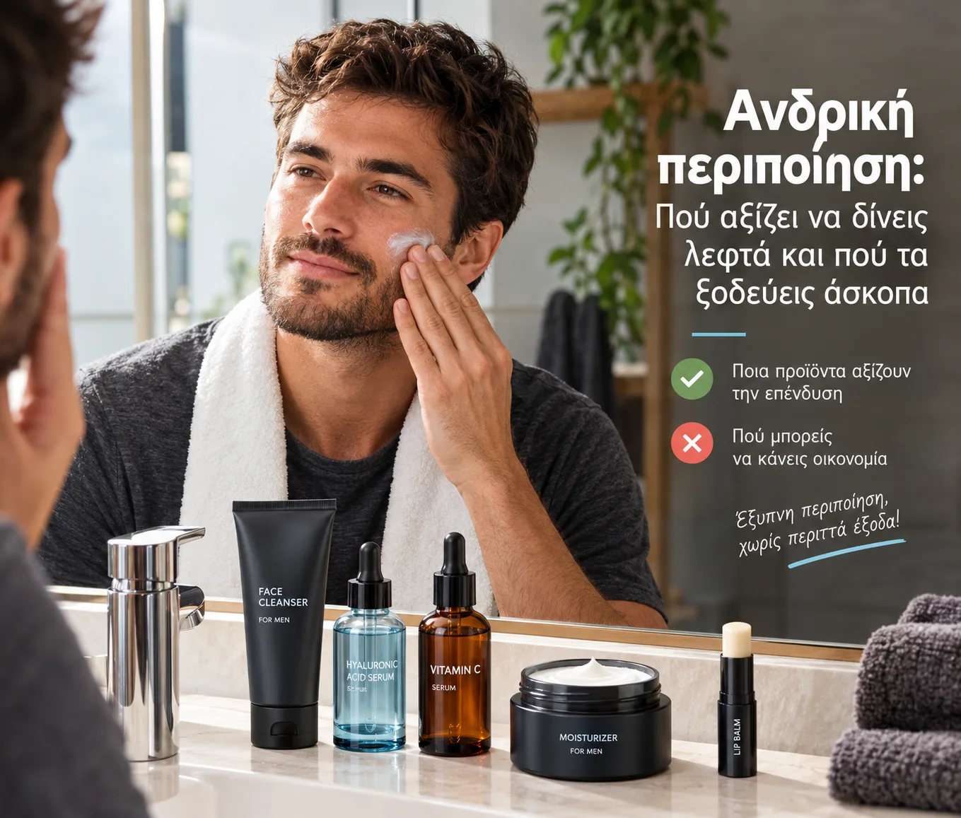 Ανδρική περιποίηση: Πού αξίζει να δίνεις λεφτά